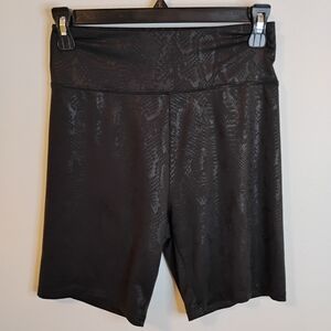 American Eagle Outfitters Textured Black Bike Shorts
